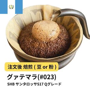 【豆】コーヒー #023 グァテマラSHB サンタロッサS17 310g 当日焙煎 大山珈琲