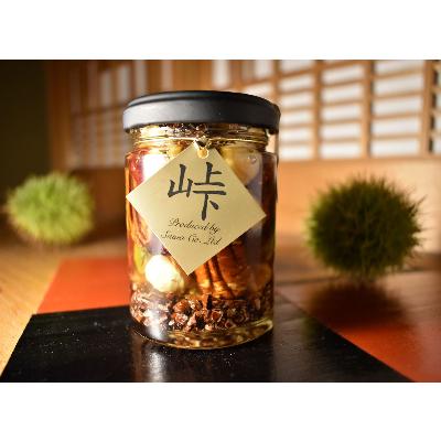 ふるさと納税 日高町 ナッツの蜂蜜漬【峠プレミアム　爛(RAN)】〜熊野古道　峠の蜂蜜×ナッツ(日高町)