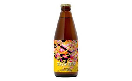 Lake Toya Beer クラフトビール Toya IPA 4本セット(紙コースター2枚付) お酒 アルコール飲料 晩酌 家飲み 宅飲み 苦み抑えめ 飲みやすい 柑橘系 