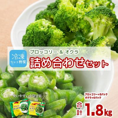 ふるさと納税 大崎町 冷凍ブロッコリー6袋&amp;冷凍オクラ4袋セット