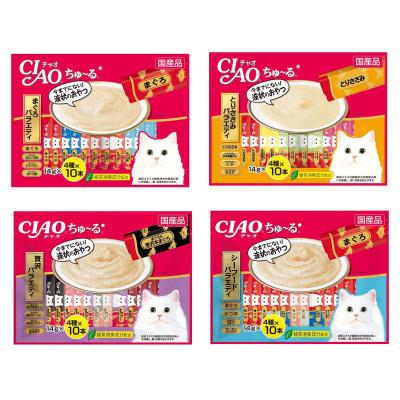 ふるさと納税 静岡市 【ペットフード】いなばのCIAOちゅーる　猫用バラエティセット160本