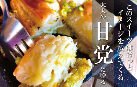 トルコの伝統菓子 ピスタチオバクラヴァ 5名様用 ギフト 贈答用に【kcr109】
