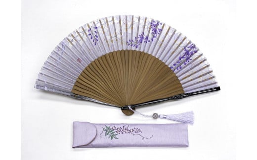 
            【舞扇堂】婦人扇子 巧美 花響 藤
          