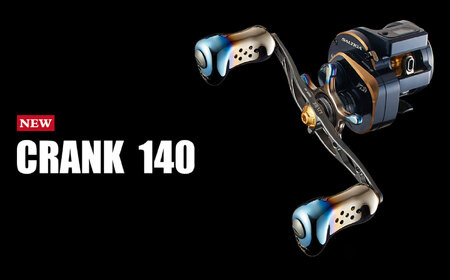 LIVRE リブレ CRANK140 シマノ左 （カスタムリールハンドル）（チタン×ブルー） / 釣具 釣り具 フィッシング ハンドル カスタム / 亀山市 / 有限会社メガテック[AMBB480-6]