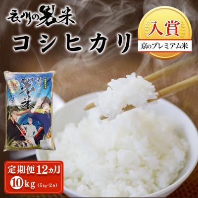 ふるさと納税 福知山市 【毎月定期便】衣川の男米コシヒカリ 白米 10kg(5kg×2袋)【京都府福知山市】全12回
