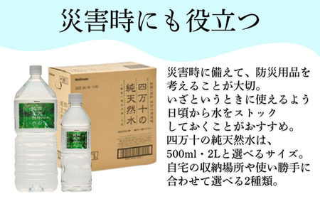 【定期便全１２回】四万十の純天然水２L×６本