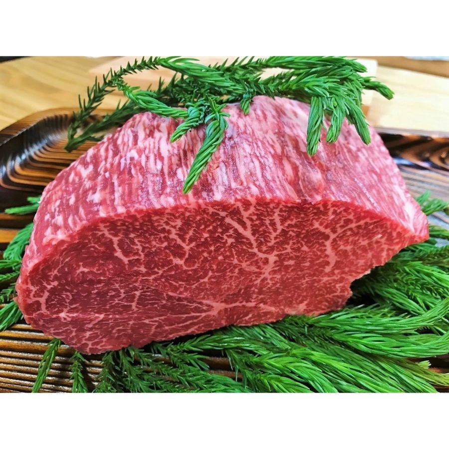 ＜古里精肉店＞「飛騨牛」A5等級ステーキ用希少赤身3種セット（イチボ・ランプ・心芯）各150g×3（計450g）