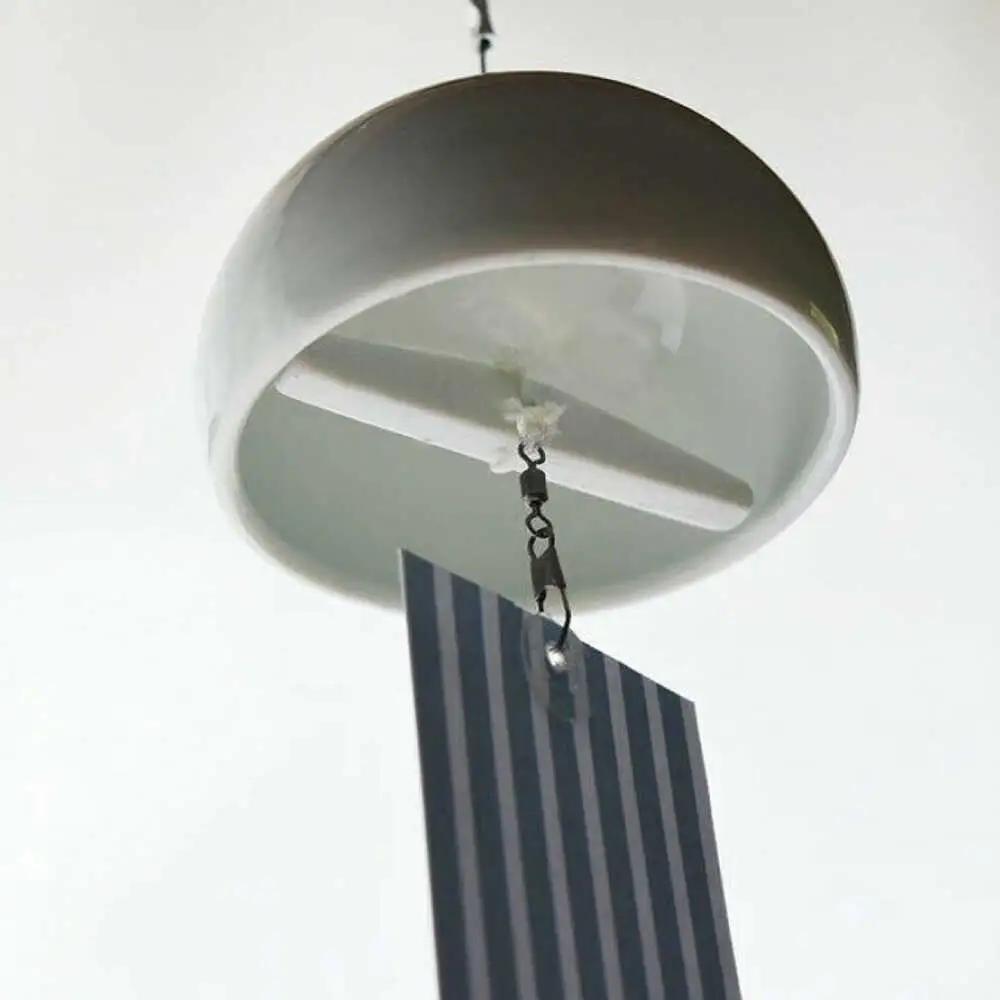 風鈴 つりさげ型 / インテリア 雑貨 磁器 ふうりん / 諫早市 / 長谷川陶磁器工房 [AHBC007]