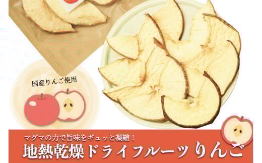 【児玉酒店】地熱乾燥ドライフルーツ（りんご）30g×4袋