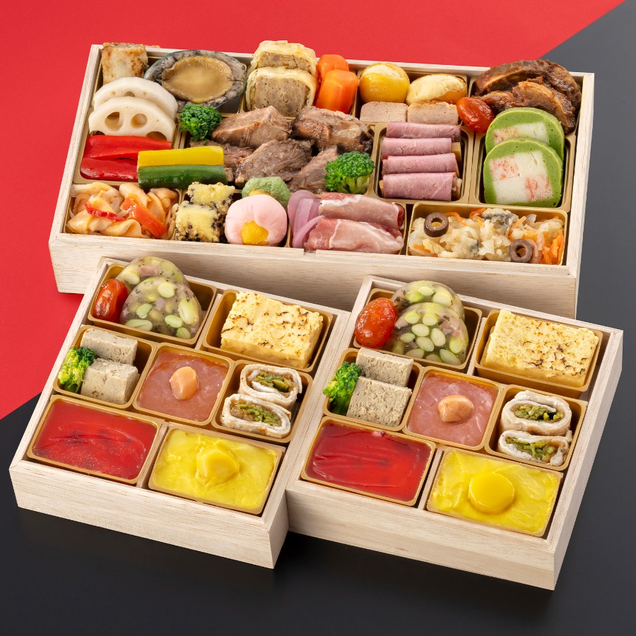 ＜レストランヒロミチ＞フレンチおせち＜ソレイユ＞二段重23品目（冷凍便）2～3人前【12月29日お届け】