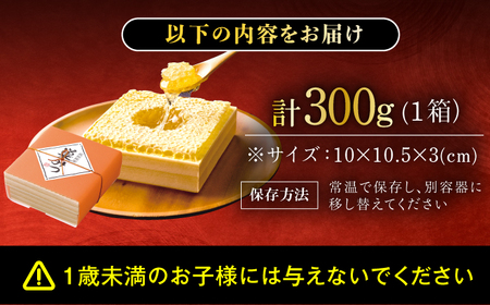 【先行受付 令和6年7月より発送】国産巣みつ　300g　広川町 / 株式会社九州蜂の子本舗[AFAI004]