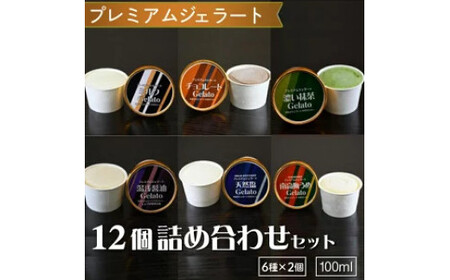 ▼プレミアムジェラート / 12個詰め合わせセット（6種類×2個）/  100ml / ゆあさジェラートラボラトリー 紀伊国屋文左衛門本舗 SenZanAn Premium Ice Cream【hgtb105-p-12】