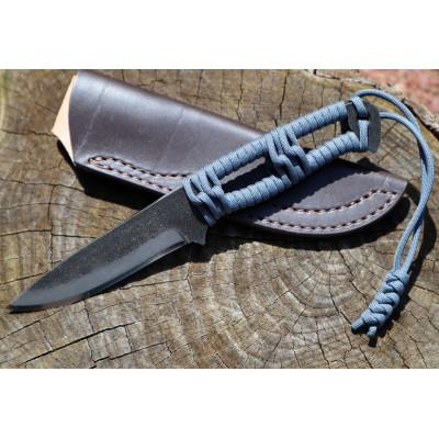 ふるさと納税 南国市 【晶之作】アウトドアナイフ:MASANO　白鋼【パラシュートコード　グレー】皮ケース |  | 01