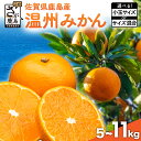 【ふるさと納税】【先行予約】温州みかん （約5kg or 約8kg or 約11kg） 小玉サイズ / サイズ混合 【11月上旬〜12月中旬頃発送予定】| ふるさと納税 みかん ミカン 果物 フルーツ 果実 蜜柑 お取り寄せ ギフト 国産 佐賀県産 佐賀県 鹿島市 ふるさと 人気 送料無料 B-279