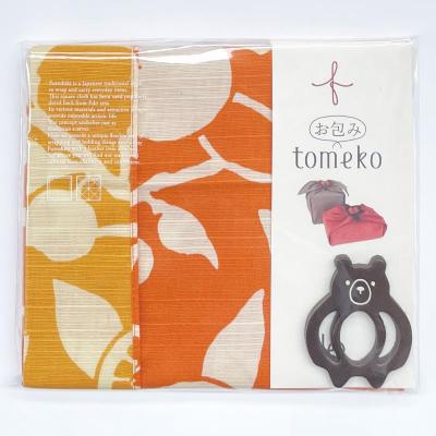 ふるさと納税 呉市 ウオーク社　お包みtomekoセットクマ(だいだい) ku079-071-r |  | 01