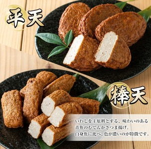 寺田屋 手づくりさつま揚げ 味くらべセット（むてんか青魚 の さつま揚げ 2種 と 白身魚 の さつま揚げ 2種 ）冷蔵 串木野名物 素材を生かした薩摩揚げ つけ揚げ【A-1997H】