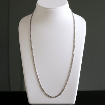 ふるさと納税 山梨市 純プラチナ喜平12面カットネックレス60cm【幅3.0mm・厚さ1.1mm】 |  | 02