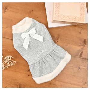 裏起毛ファー使いワンピース 【ココアトワ(cocoAtoi)】 Ｍ