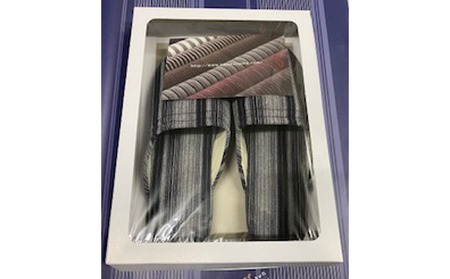 亀田縞　スリッパ　Lサイズ 11-2番