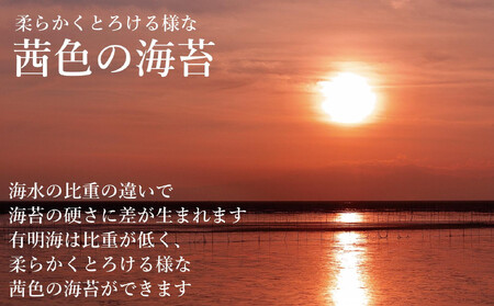 訳あり 焼き海苔 福岡有明のり 合計104枚(2切8枚×13袋) 【有明海産】