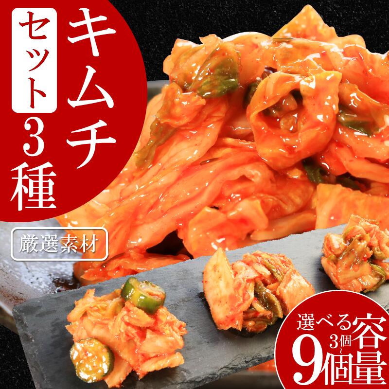 【ふるさと納税】 キムチ 3種 セット 本格キムチ カッパキムチ 白菜キムチ きゅうりキムチ 食べ比べ ピリ辛 おつまみ 食物繊維たっぷり 韓国 乳酸菌 健康 ご飯 国産野菜 キムチ鍋用 韓国料理 漬物 ダイエット 低カロリー ビビンバ 焼肉 鍋 炒め物 料理 徳島県 吉野川市
