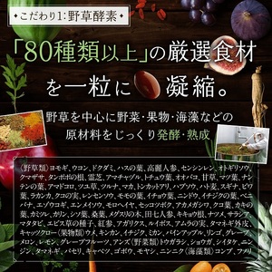 0005-101-02 酵素サプリメント 穀物麹と野草のうるおい生酵素 1袋 (30日)