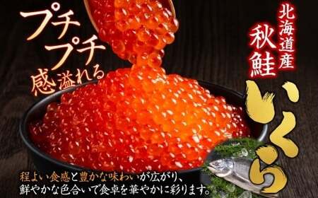 【決済より7日程度で発送】北海道秋鮭いくら醤油漬け 1kg （100g × 10） 【決済より7日程度で発送】 いくら イクラ 醤油漬け 魚卵 魚介 魚介類 北海道産 国産 北海道 小樽市 冷凍