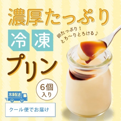 
            冷凍・濃厚たっぷりプリン6本セット【1628799】
          