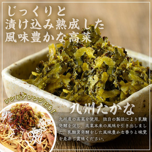 ＜定期便全3回＞たかな3種定期便 (10袋×3回) 漬物 高菜 つけもの【曽於市観光協会】T72