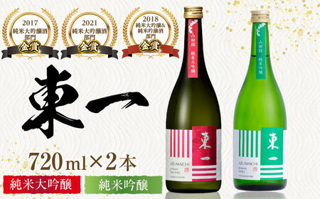 東一 純米大吟醸・純米吟醸 720ml×2本 / 佐賀県 / 有限会社嬉野酒店 [41AIAA016]