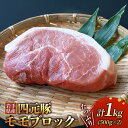 【ふるさと納税】ブランド豚 四元豚 モモ ブロック 1kg 500g×2 GIFTON 豚 もも 肉 赤身 モモ肉 ポーク 国産 プレゼント ギフト 贈り物 お歳暮 年末年始 大晦日 年越し お正月 パーティー ごえん株式会社 岩手県 北上市 C0539