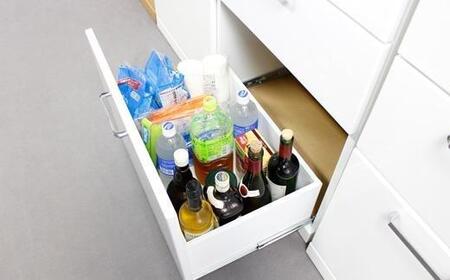 食器棚 トスティ 鏡面ホワイト 幅60cm オープンダイニングボード