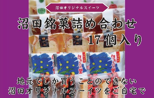 
沼田銘菓詰め合わせセット（17個入）北海道産
