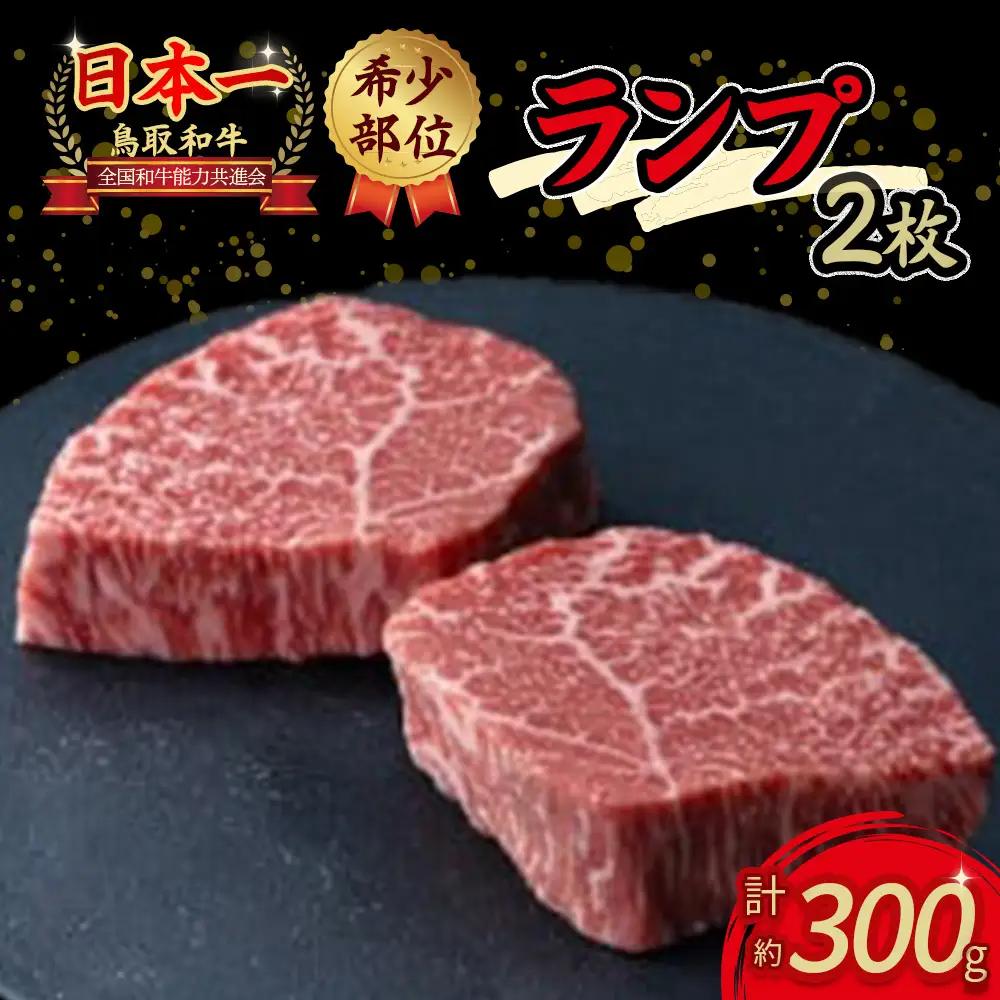 鳥取和牛 ランプステーキ 2枚（300g） ランプ  希少部位 ステーキ 牛肉