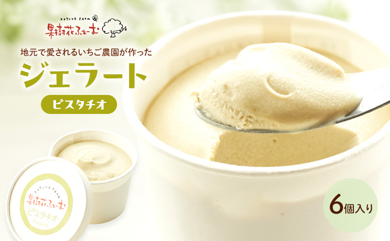 ジェラート ピスタチオ 6個 アイス アイスクリーム スイーツ お菓子 菓子 おやつ 兵庫県 加西市 