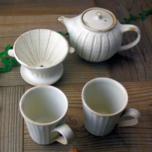 BJ007ハンドドリップ コーヒータイム セット　わかさま陶芸