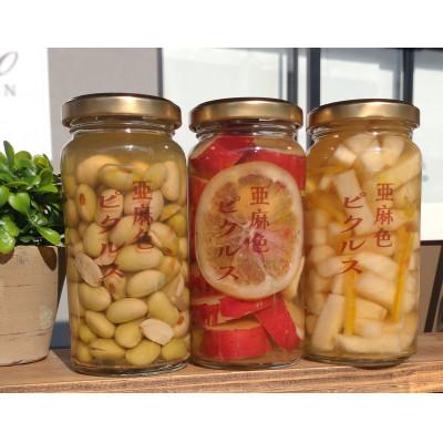 ふるさと納税 佐野市 【3ヵ月毎定期便】亜麻色ピクルス3本セット 全3回 |  | 01