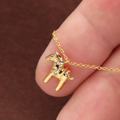 ふるさと納税 山梨県 【縄文アクセサリーDo_goods】K18製 コメ馬形埴輪ネックレス 700-092 |  | 01