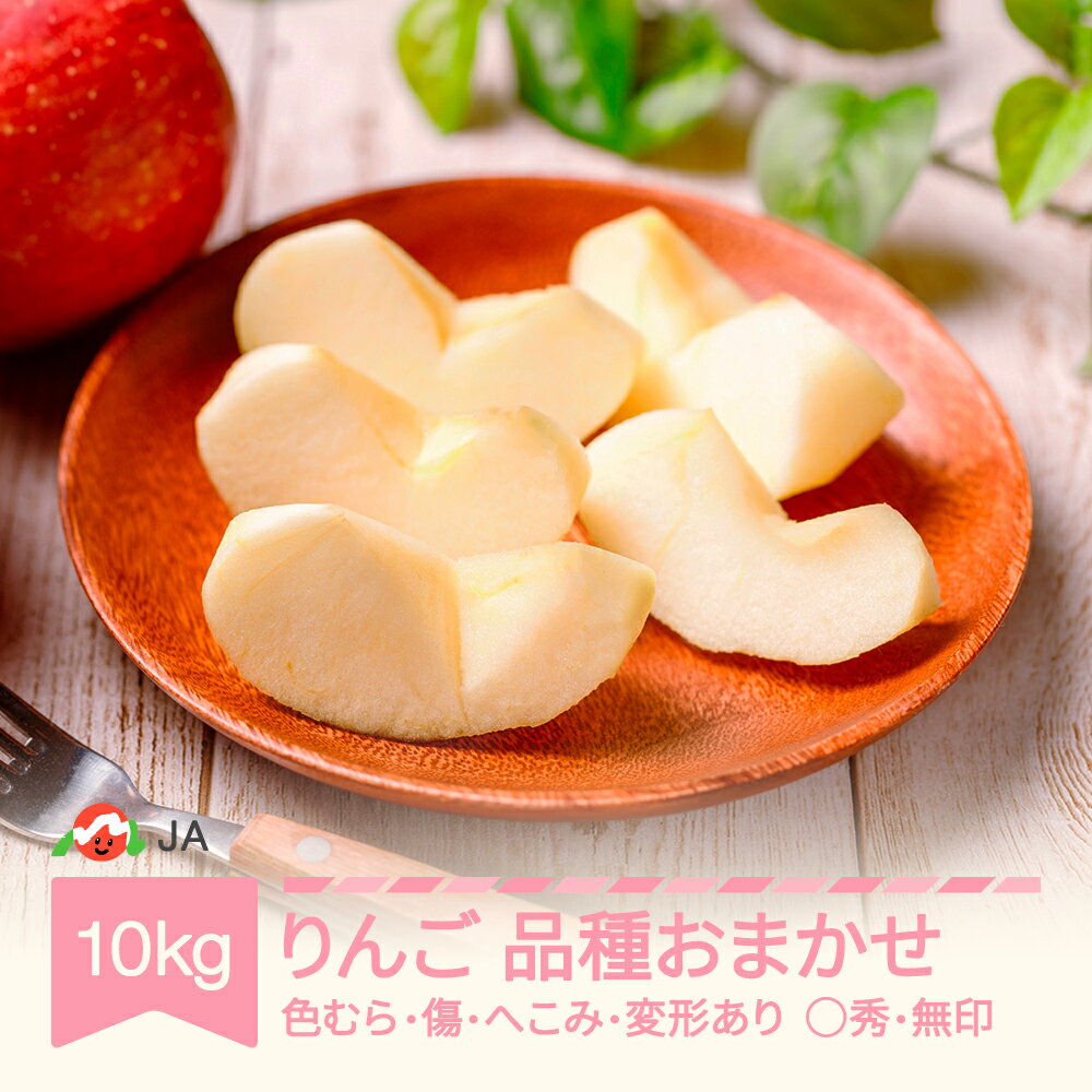 【ふるさと納税】【先行予約】りんご 品種おまかせ 10kg 色むら 傷あり へこみ 変形 昂林 シナノスイート サンふじ ◯秀 無印 2026年産 令和8年産 送料無料 ja-ri3kx10 ※沖縄・離島への配送不可