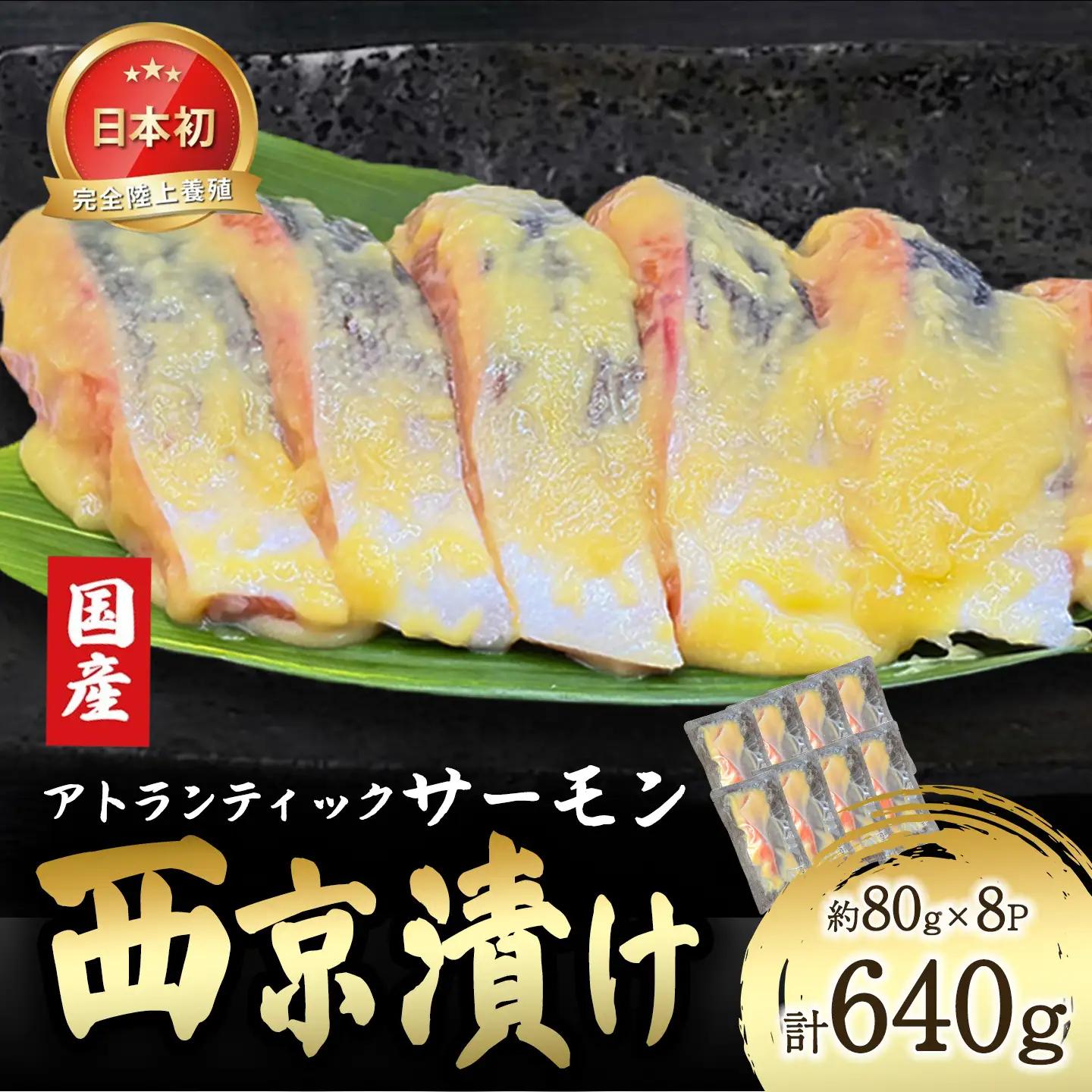 西京漬け 8P 国産サーモン西京漬け