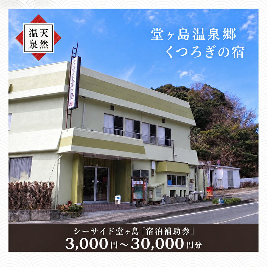 【ふるさと納税】シーサイド堂ヶ島「 宿泊補助券 」 宿泊 宿泊券 民宿 温泉 旅行 旅行券 観光 トラベル チケット