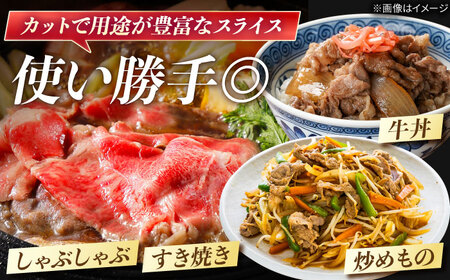 佐賀牛　赤身スライス　1kg(500g×2)　【川崎畜産】[IAX072]