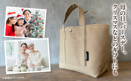 【８月限定！特別提供】帆布トートバッグ(ベージュ)・H066_c1