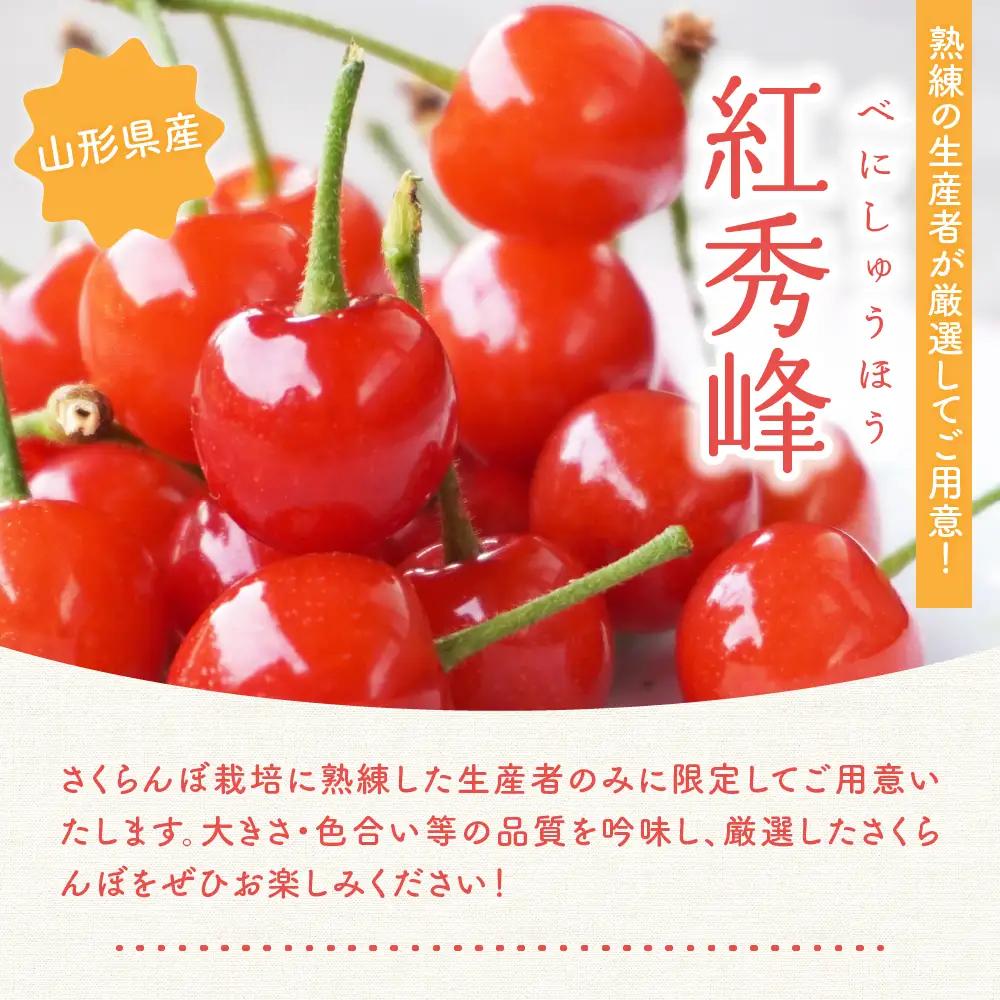 先行予約 令和9年産 さくらんぼ 紅秀峰 700g バラ詰め サクランボ