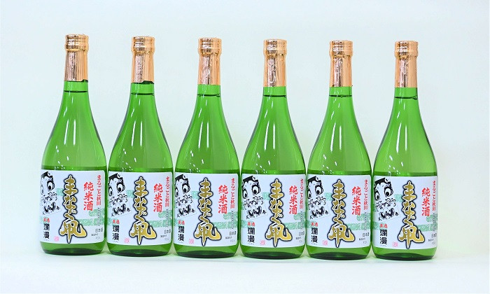
                  美酒爛漫 純米酒 まなぐ凧 720ml入り 6本 秋田県産あきたこまち100％使用【大友屋】[H7-49008]
                