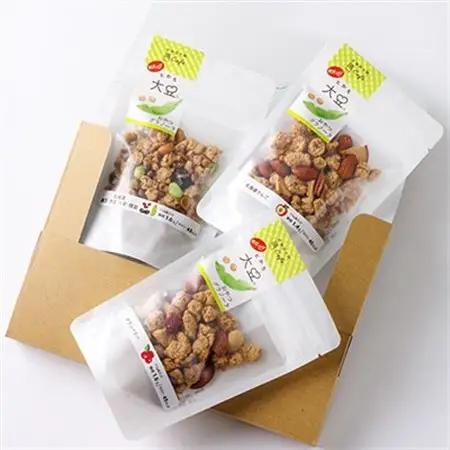 低糖大豆のおやつグラノーラ3Pセット_野菜 豆  まめ マメ    穀物加工品 _【1204955】