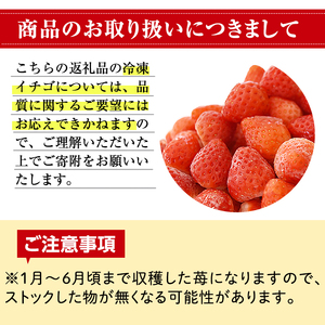 No.362 ＜訳あり・小粒＞ころころサイズの冷凍いちご(計約2.55kg・850g×3袋) 訳あり 訳アリ いちご イチゴ 苺 冷凍 果物 フルーツ 国産 九州産 鹿児島県産 減農薬 アイス 不揃い