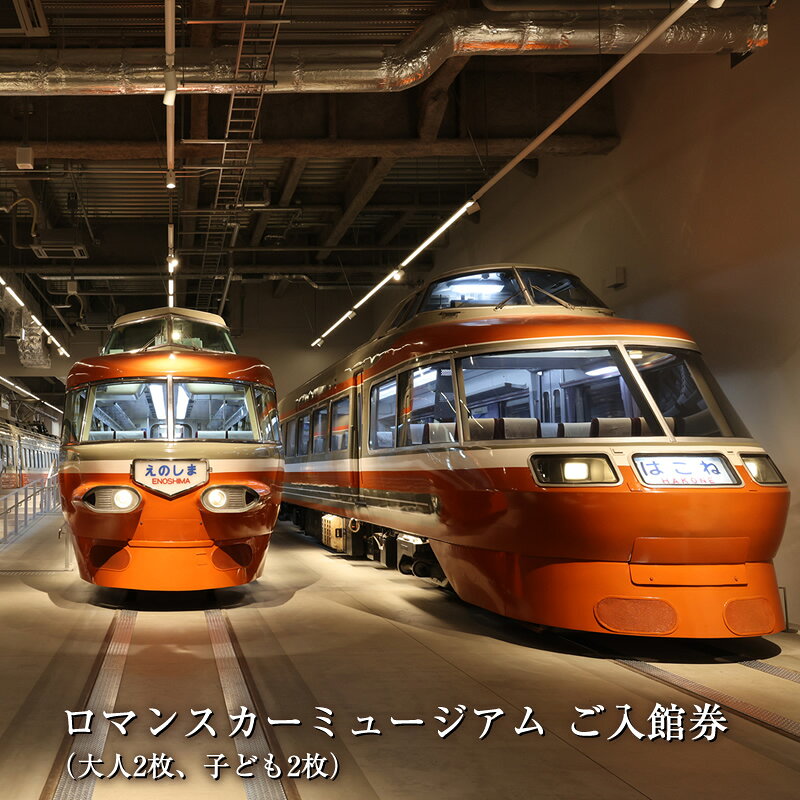 【ふるさと納税】 ロマンスカーミュージアム 入館券 チケット ロマンスカー 小田急 電車 ミュージアム 体験 小田急ロマンスカー 鉄道ミュージアム 小田急電鉄 車両 大人 2名 子ども 2名 旅行 家族 子供連れ ファミリー family お出かけ 外出 関東 神奈川 海老名