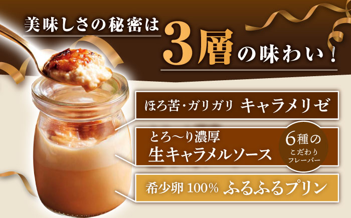 【6回定期便】平戸ミルクのキャラメルブリュレ6種セット【心優　-Cotoyu Sweets-】[KAA229]/ 長崎 平戸 菓子 スイーツ ミルク キャラメル ブリュレ プリン 贈物 贈答 プレゼン