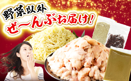 もつ鍋（味噌）15人前セット  / [AFAZ032]